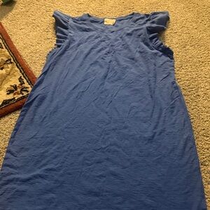 Blue Sleeveless Dress by Nation LTD size L